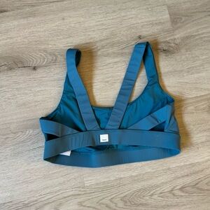 Teal Vuori stride bra
